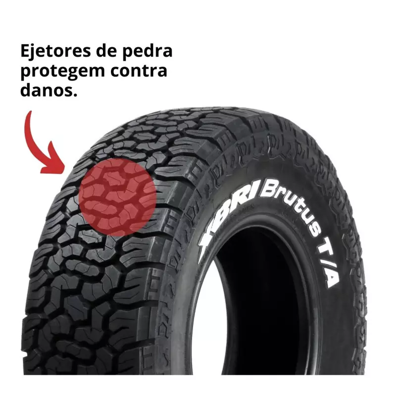 Pneu 285/75R16 Xbri Brutus T/A 126/123R | Veloce Pneus